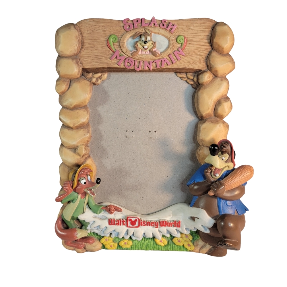 Walt Disney Splash Mountain 3D Vintage Picture Frame Rare